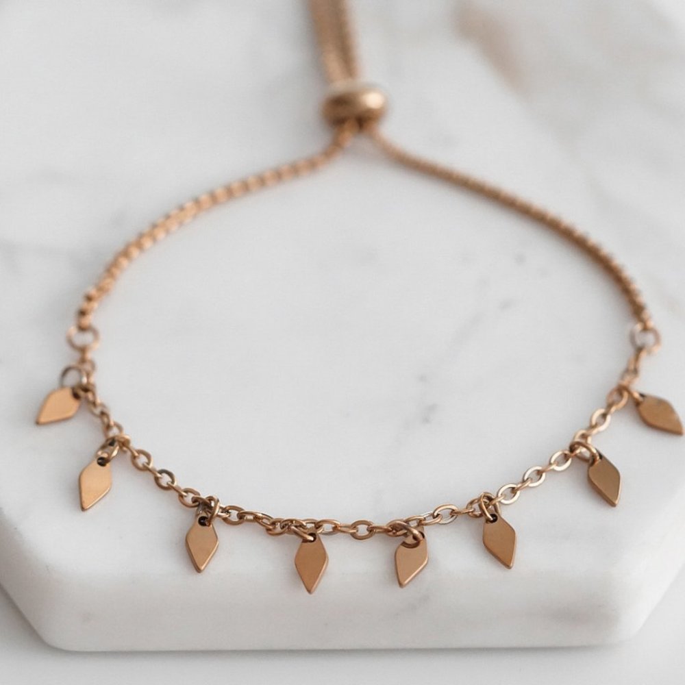 Goddess Collection Rose Gold Brynlee Bracelet
